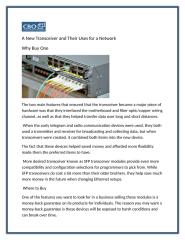 A New Transceiver and Their Uses for a Network.docx