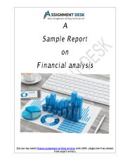 A Sample Report on Financial Analysis.pdf