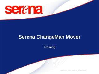 serena mover presentation.ppt